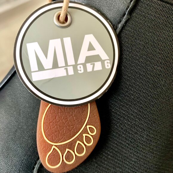 Mia Dru Chelsea Chunky Platform Ankle Booties 9.5 Black 90s Grunge Stretch - Picture 9 of 9